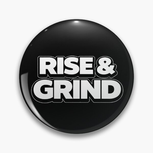 Item preview, Rise And Grind Motivation Quote Shirt designed and sold by Papier Atelier Art.