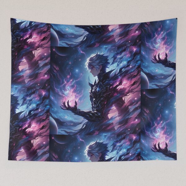Item preview,  The Nebula Manipulator: A Cosmic Knight Forging Galaxies in the Palm of His Hand designed and sold by MouradStudio.