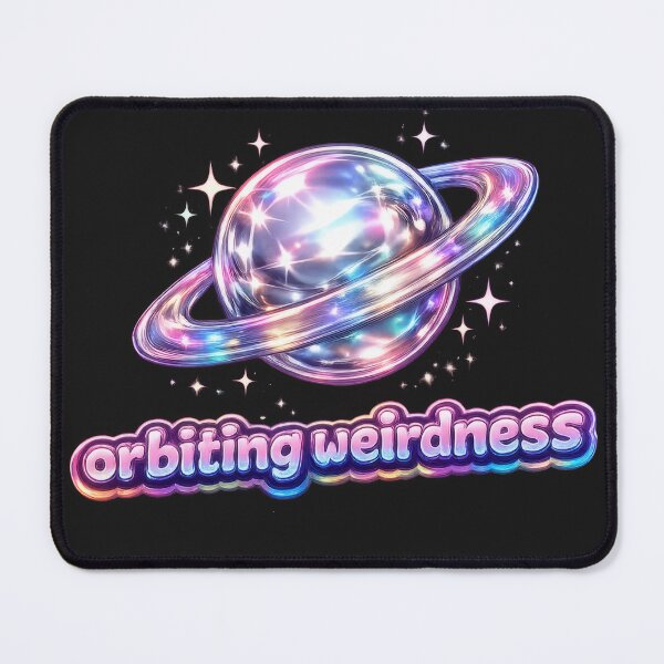 Item preview, Orbiting Weirdness Chrome Planet Y2K  designed and sold by jgvisualarts.