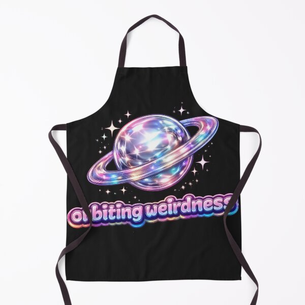 Item preview, Orbiting Weirdness Chrome Planet Y2K  designed and sold by jgvisualarts.