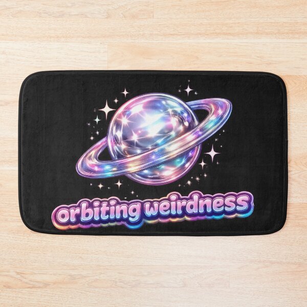 Item preview, Orbiting Weirdness Chrome Planet Y2K  designed and sold by jgvisualarts.