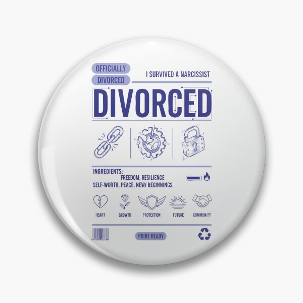 Item preview, Divorce Divorced Freshly Divorced Finally Divorced designed and sold by LuminOrb.