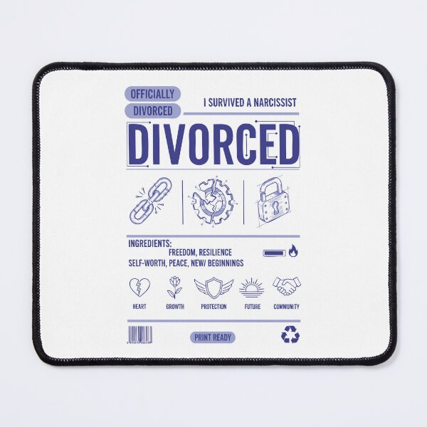 Item preview, Divorce Divorced Freshly Divorced Finally Divorced designed and sold by LuminOrb.