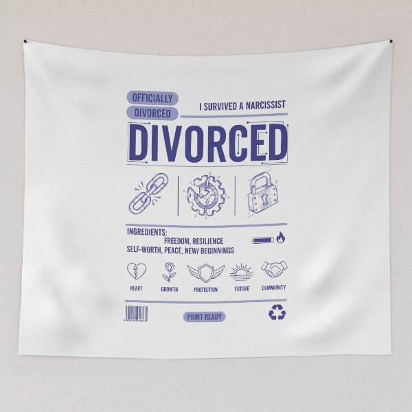Item preview, Divorce Divorced Freshly Divorced Finally Divorced designed and sold by LuminOrb.