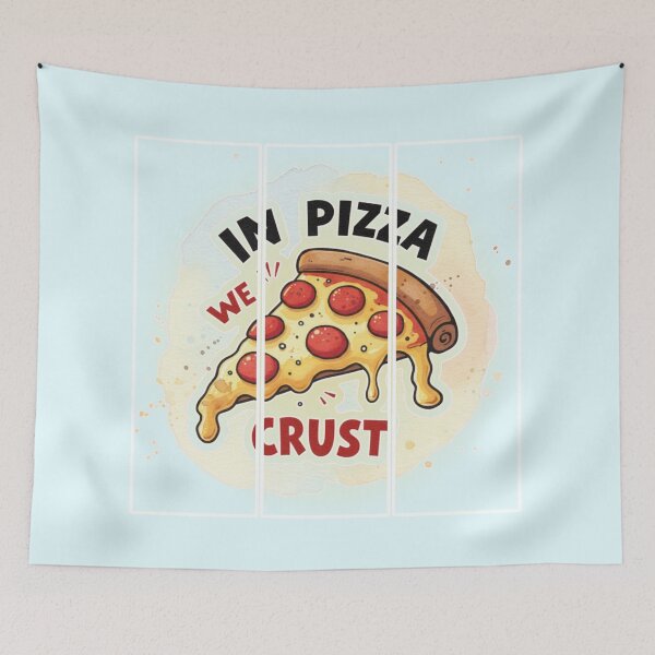 Item preview, Funny Foodie Design- Cheesy Pizza Slice Illustration - Pepperoni Pizza designed and sold by PriyaMagic.