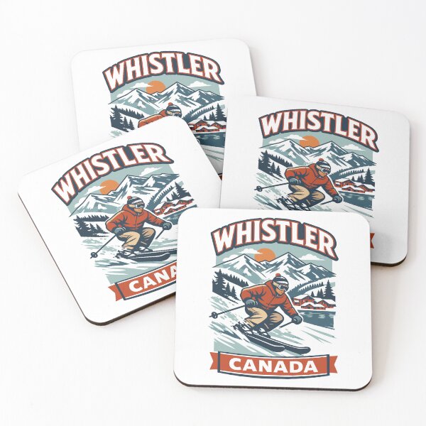 Item preview, Whistler Canada Ski Retro Mountain Graphic designed and sold by JackCurtis1991.