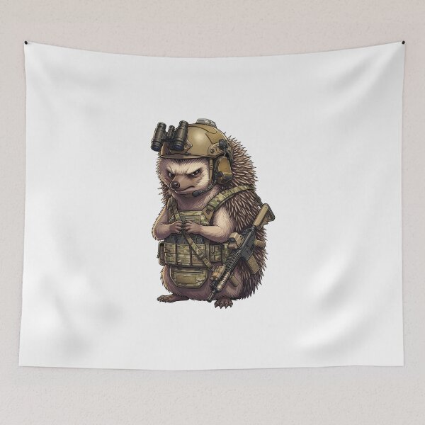 Item preview, Tactical Hedgehog designed and sold by RAWLIFEGRAPHIC.