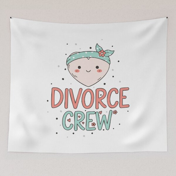 Item preview, Divorce Crew Newly Divorced Divorce Party Humor designed and sold by LuminOrb.
