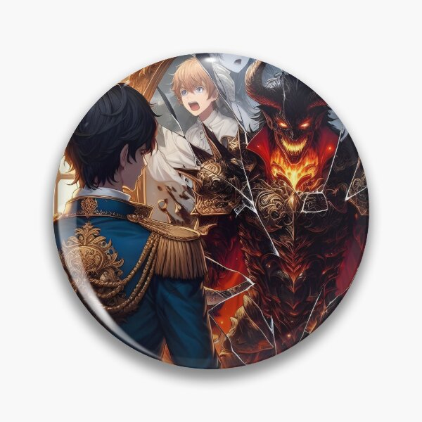 Item preview, The Shattered Self: The Prince's Demonic Reflection (Glacial Sorrow vs. Hellish Truth) designed and sold by MouradStudio.