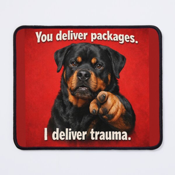 Item preview, Rottweiler - You deliver packages. I deliver trauma. designed and sold by 123ks.