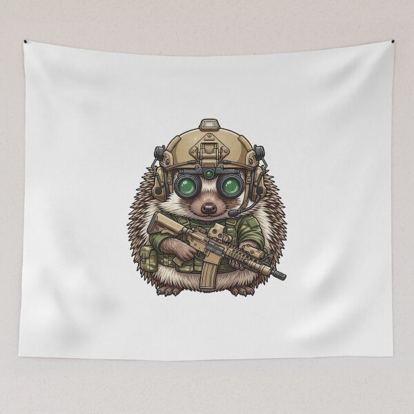 Item preview, Tactical Hedgehog designed and sold by RAWLIFEGRAPHIC.