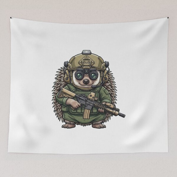 Item preview, Tactical Hedgehog designed and sold by RAWLIFEGRAPHIC.