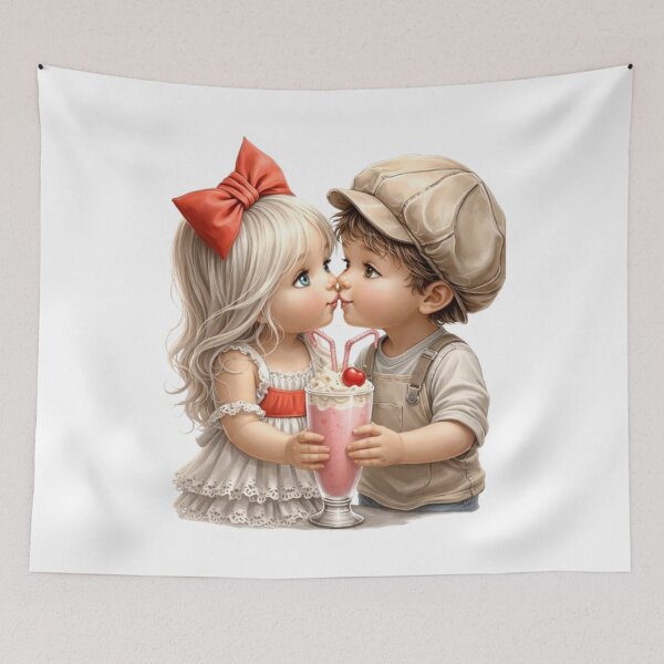 Item preview, Tenderness: A Child's First Kiss designed and sold by CHRIST5000.