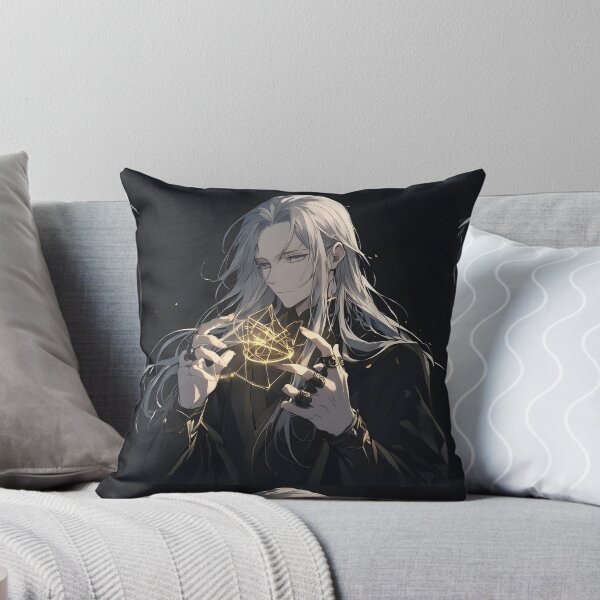 Item preview, Weaver of Sacred Geometry: The White-Haired Mystic and the Golden Arcane Magic designed and sold by MouradStudio.