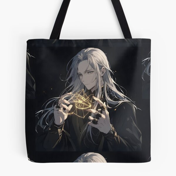 Item preview, Weaver of Sacred Geometry: The White-Haired Mystic and the Golden Arcane Magic designed and sold by MouradStudio.