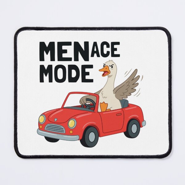 Item preview, Menace Mode Goose Driving Car Funny Chaotic Goose Meme Design designed and sold by Anastasiia Yurevych.