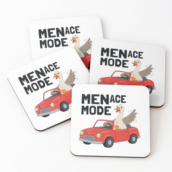 Item preview, Menace Mode Goose Driving Car Funny Chaotic Goose Meme Design designed and sold by Anastasiia Yurevych.