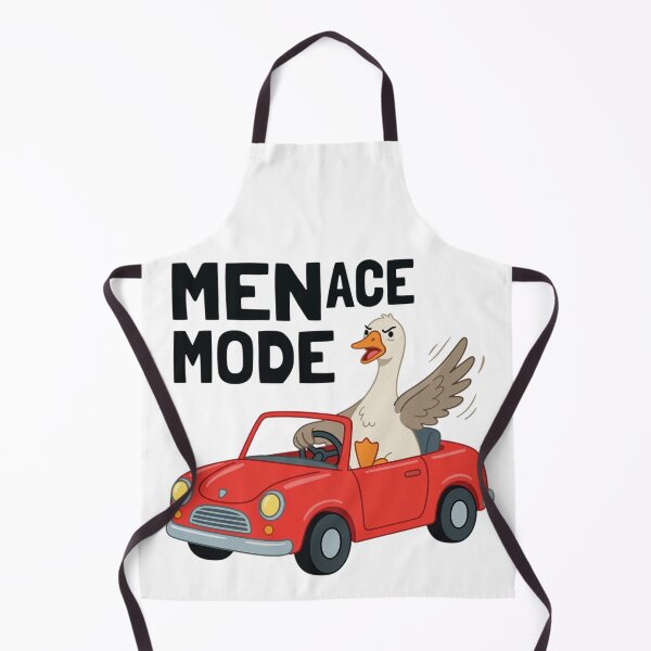 Item preview, Menace Mode Goose Driving Car Funny Chaotic Goose Meme Design designed and sold by Anastasiia Yurevych.