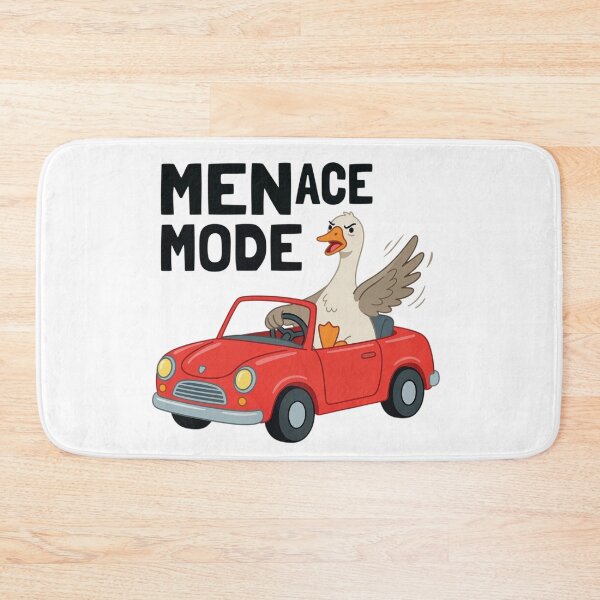 Item preview, Menace Mode Goose Driving Car Funny Chaotic Goose Meme Design designed and sold by Anastasiia Yurevych.