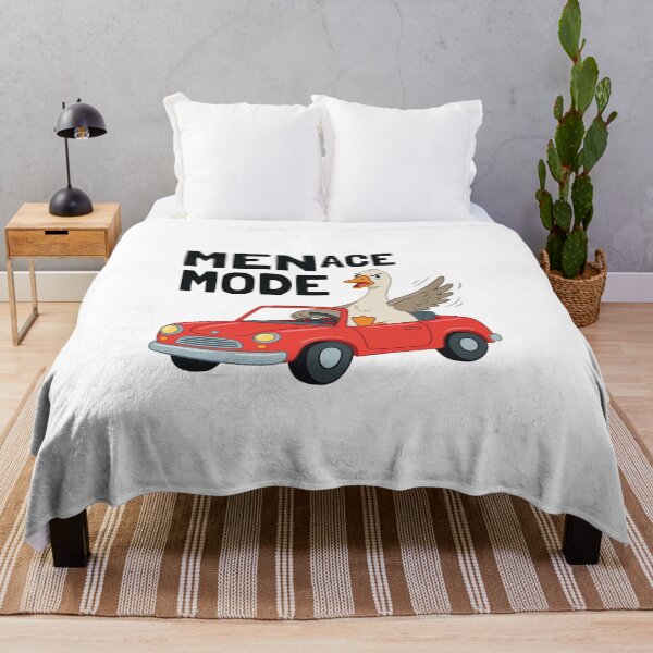Item preview, Menace Mode Goose Driving Car Funny Chaotic Goose Meme Design designed and sold by Anastasiia Yurevych.