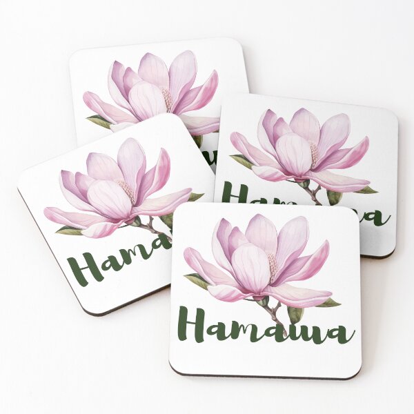 Item preview, Наташа.  Gift for a Girl Named Natasha. Beautiful Magnolia Flower with Name Natasha. designed and sold by ShrimpAndGrits.