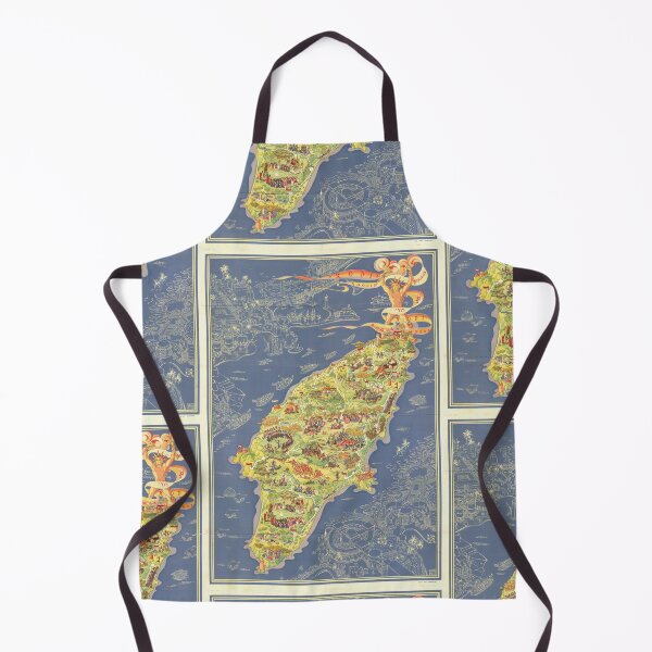 Item preview, Vintage Rhodes Map Poster | 1937 Pictorial Art by Pietro L. Morandi | Historical & Cultural Landmarks | Colossus & Medieval Influence designed and sold by artofuniverse.