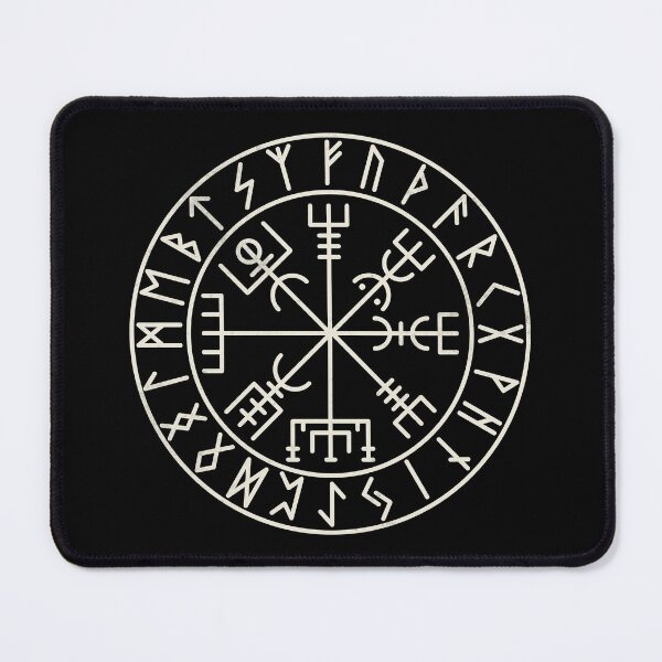 Item preview, Vegvisir Viking Compass with Runes Minimalist Norse Symbol Design designed and sold by Fradikal.