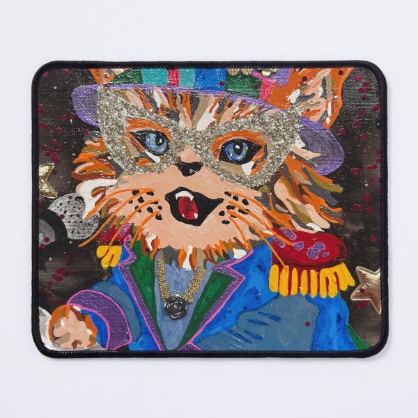 Item preview, Meowlton John designed and sold by RightMeowArt.