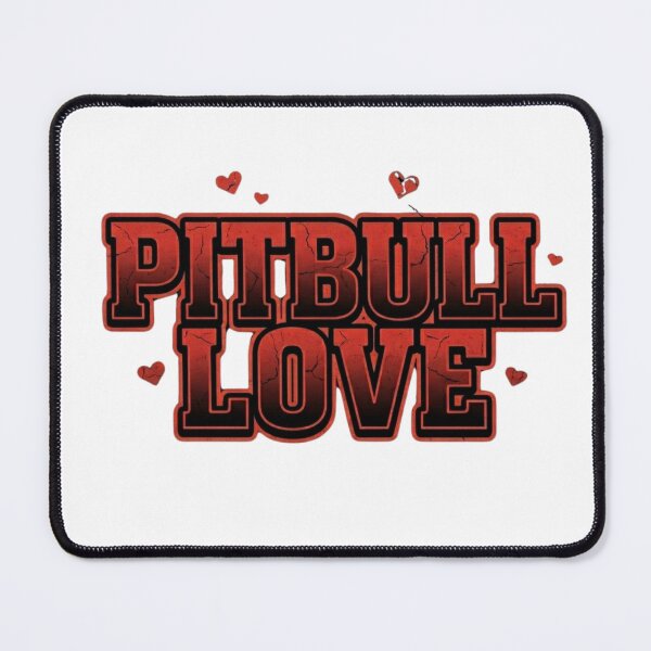 Item preview, Pitbull Love Large block letters designed and sold by My Pitbull Place.