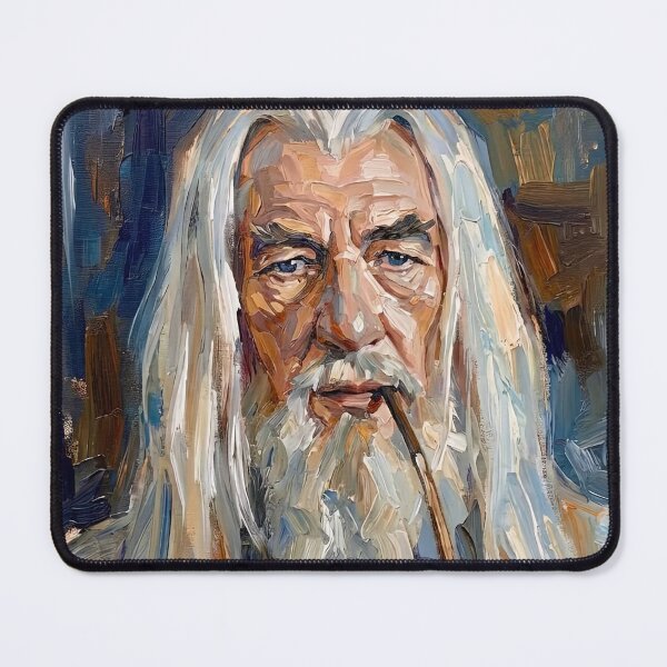 Item preview, Portrait Painting of Ian McKellen as Gandalf designed and sold by davidelder.