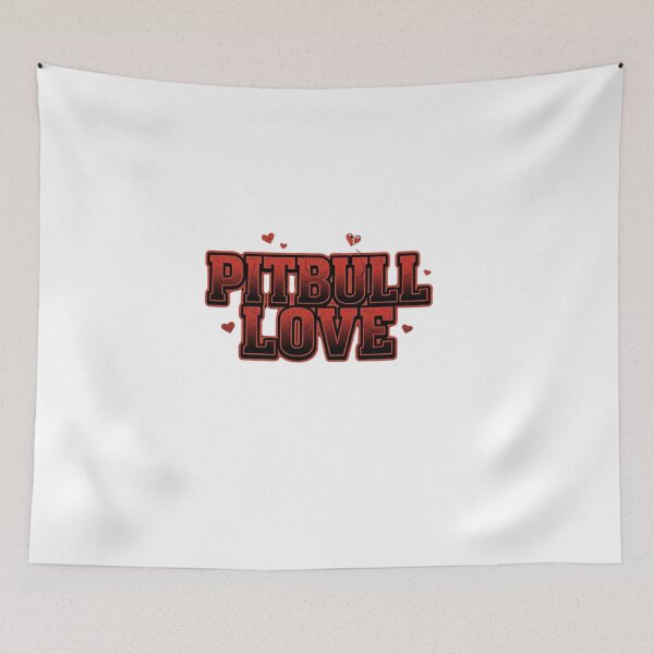 Item preview, Pitbull Love Large block letters designed and sold by My Pitbull Place.