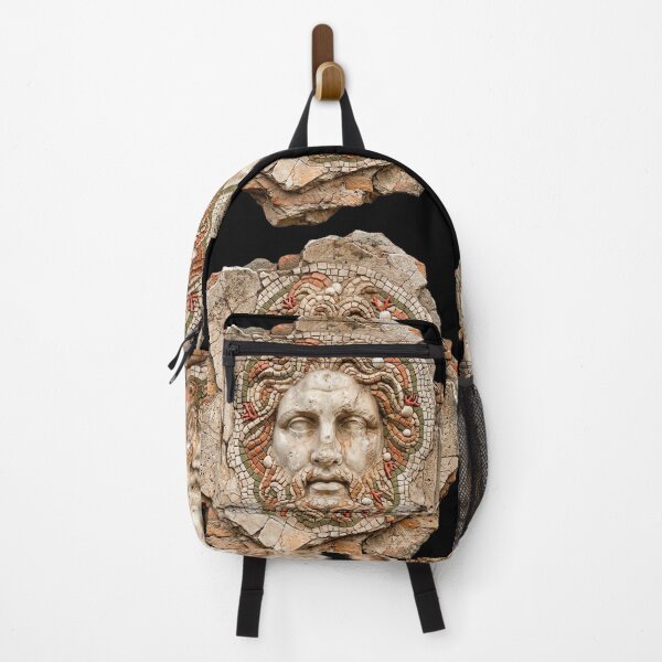 Item preview, Eroded Marble Poseidon (Ancient Roman Mosaic Fragment) designed and sold by codex antique.