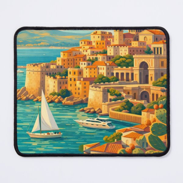 Item preview, Cagliari Italy Travel Poster designed and sold by MatthewHeights.