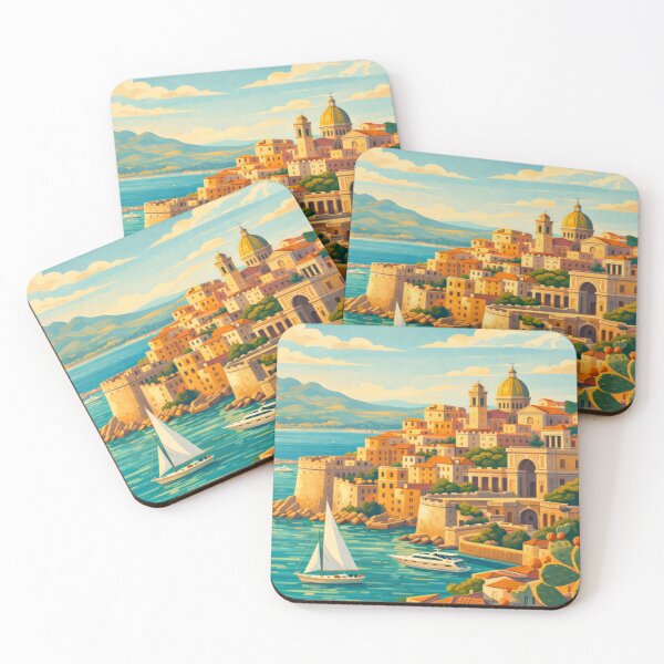 Item preview, Cagliari Italy Travel Poster designed and sold by MatthewHeights.