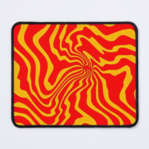 Item preview, Psychedelic Orange and Red Swirl Pattern designed and sold by MaisonMaroMara.