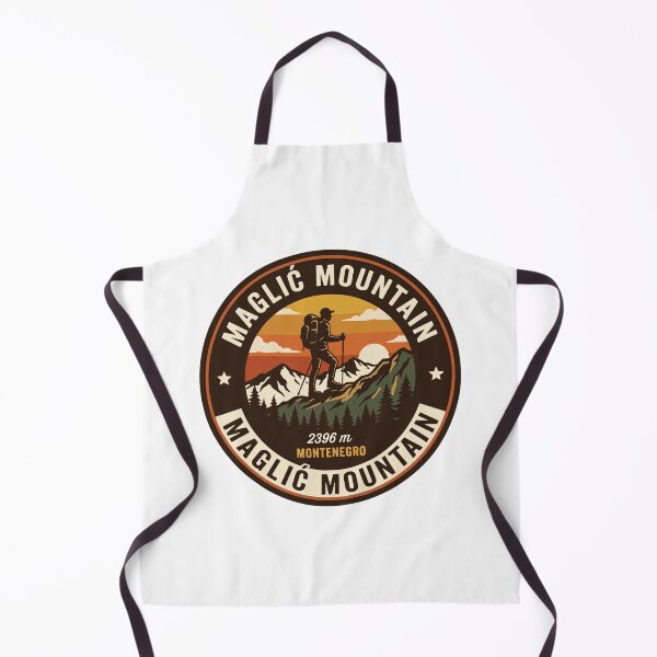 Item preview, Maglić Mountain Montenegro Hiking Badge designed and sold by Digital Art Works Hub.