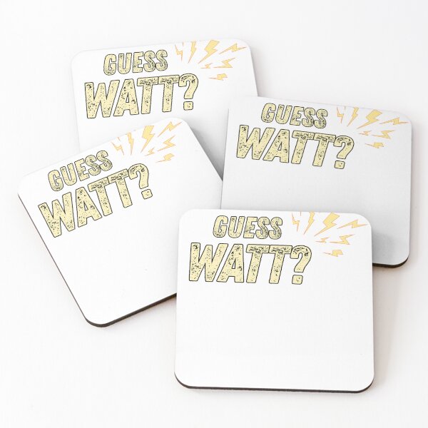 Item preview, Guess Watt Funny Electrician Shirt Clever Electrical Pun Gift designed and sold by omwvisual.