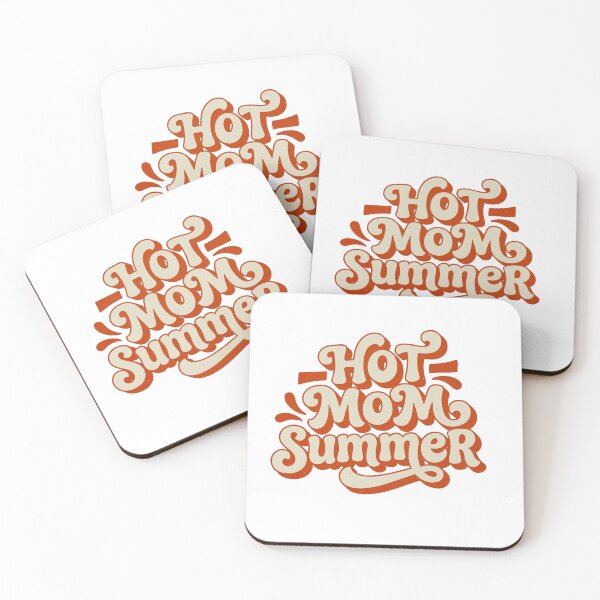 Item preview, Hot Mom Summer Retro Typography Vintage Groovy Summer Vibes Design designed and sold by Anastasiia Yurevych.