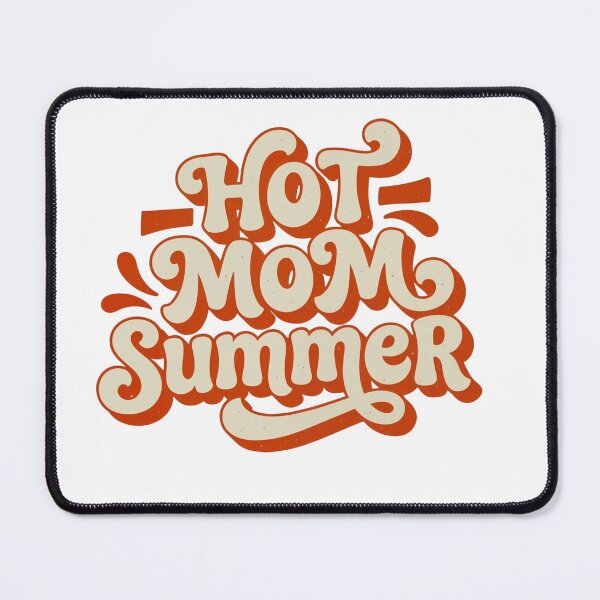 Item preview, Hot Mom Summer Retro Typography Vintage Groovy Summer Vibes Design designed and sold by Anastasiia Yurevych.