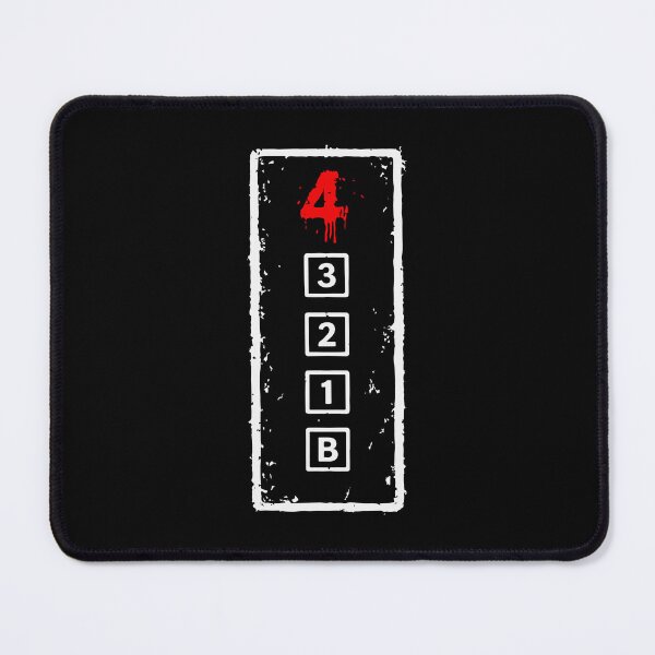 Item preview, The 4th Floor Button - Psychological Horror Hospital Elevator Art designed and sold by GeekyGetters.