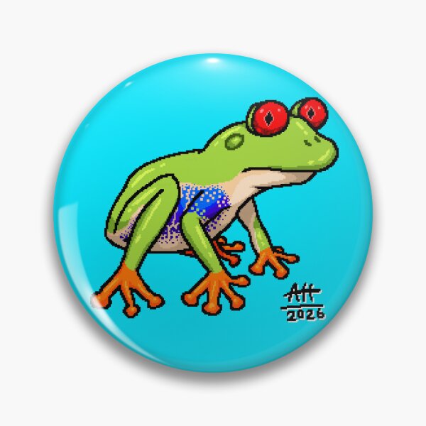 Item preview, Red-Eyed Tree Frog designed and sold by Lucy Annabelle Project.