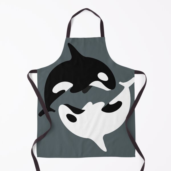 Item preview, two orca whales, black and white designed and sold by geekmania48.