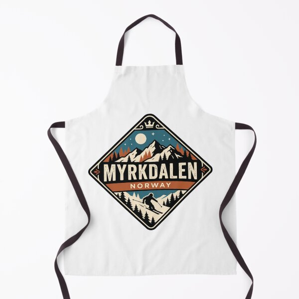 Item preview, Myrkdalen Norway Vintage Ski Resort designed and sold by Digital Art Works Hub.