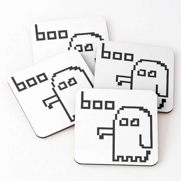 Item preview, pixel art ghost boo halloween designed and sold by hamza-a1.