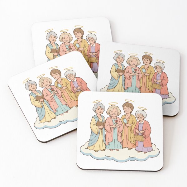 Item preview, The Golden Girls in Heaven designed and sold by tigrootiger.