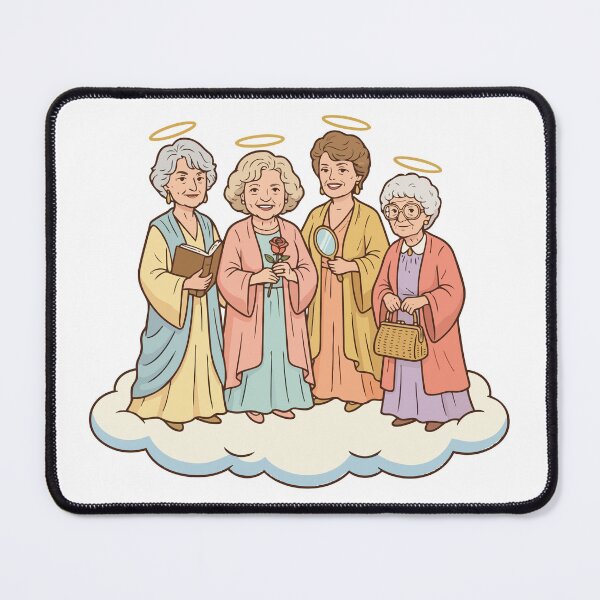 Item preview, The Golden Girls in Heaven designed and sold by tigrootiger.