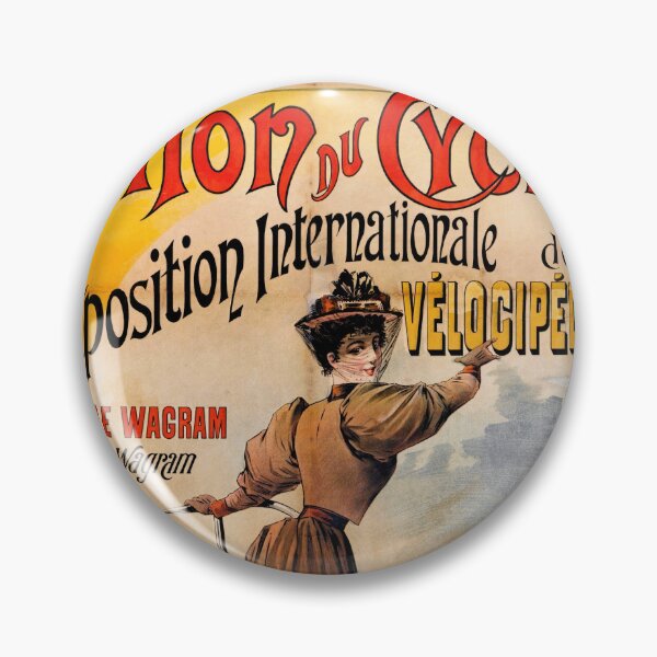 Item preview, Vintage Art Nouveau Cycling Poster | 1894 Salon du Cycle Exposition | Antique Bicycle & Women's Fashion Wall Art designed and sold by artofuniverse.