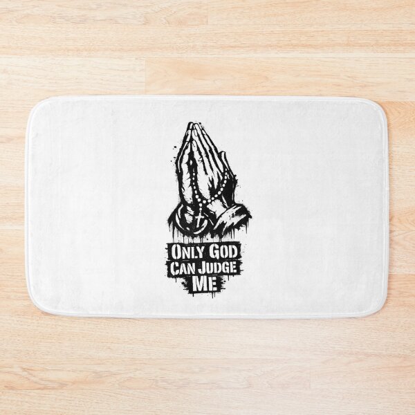Item preview, “Only God Can Judge Me” - Hands in Prayer Pose — 2Pac Shakur Inspired Spiritual Art designed and sold by Donsean22.
