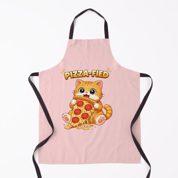 Item preview, Pizzafied Cat Funny Pizza Lover Meme Cute Ginger Cat Food Humor Art designed and sold by Mindworx21.
