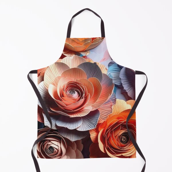 Item preview, Colorful Paper Cut Rose Floral Design designed and sold by Rutvain.
